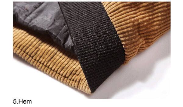 DIMUSI Winter Men's Bomber Jacket Fashion Man Corduroy Cotton Warm Padded Coats Casual Outwear Thermal Jackets Mens Clothing-kopara2trade.myshopify.com-