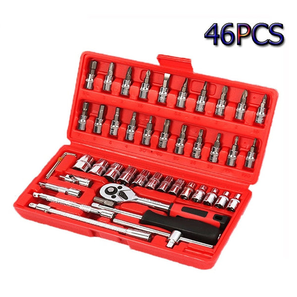 Car Wrenches Set Ratchet Wrench Key Set Spanners Tools Set Universal Wrench Car Repair Flexible Head Ratcheting Wrench-kopara2trade.myshopify.com-