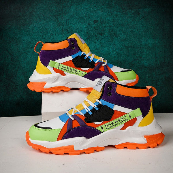 New Fashion Shoes For Men Casual High Top Chunky Sneakers Mens Trainers Tendencia 2020 Breathable Designer Zapatillas De Hombre-kopara2trade.myshopify.com-