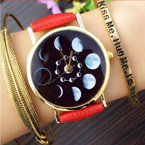 Fashion Moon Phase Series Bracelet Watch Women's Watch Fashion Personality Woman Watch Casual Quartz Watch Women's Watch-kopara2trade.myshopify.com-