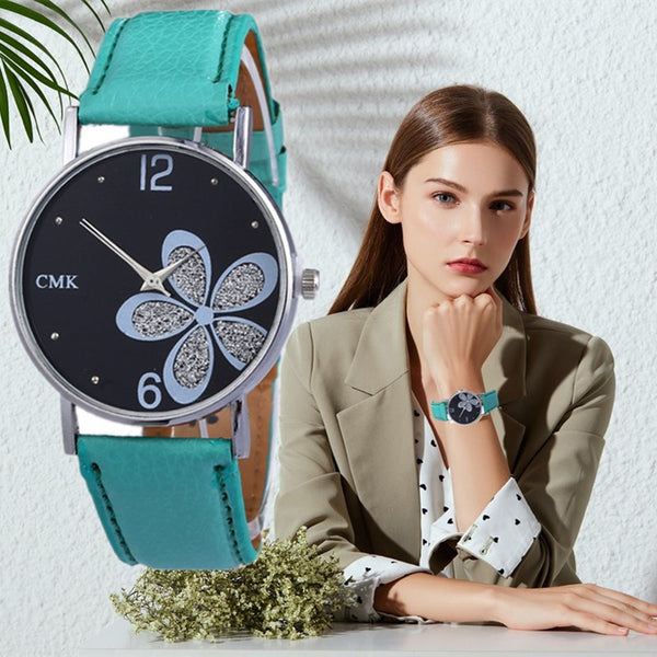 orologio donna Women Fashion Flowers Small Fresh Printed Belt Student Quartz Watch Watch Ladies Dress Wristwatches Gifts reloj-kopara2trade.myshopify.com-