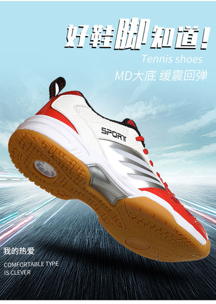 New Mens Training Badminton Shoes Big Size 38-48 Light Weight Tennis Shoes Men Blue Red Anti Slip Quality Volleyball Sneakers-kopara2trade.myshopify.com-
