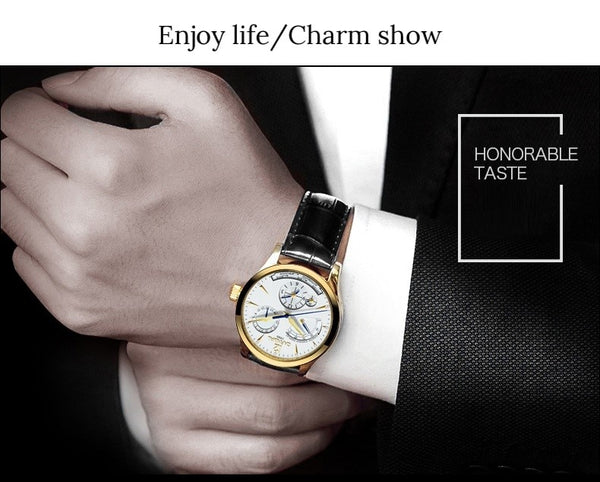 High end Business Watch men CARNIVAL Fashion Multifunction Automatic Watch With Energy display,Calendar,24hours display Luminous-kopara2trade.myshopify.com-