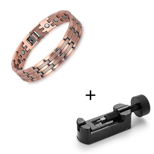 RainSo Men Healing Full Magnetic Bracelets Copper Arthritis Therapy Health Care Chain Fashion Hologram Jewelry For Lover-kopara2trade.myshopify.com-