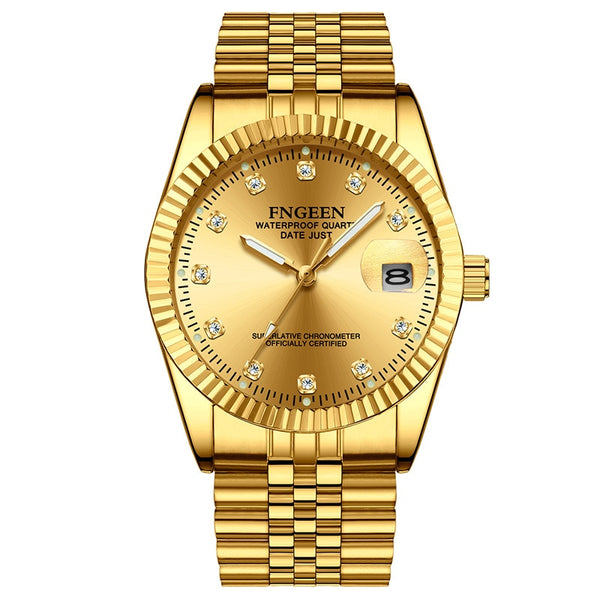 Brand Top Luxury Ladies Gold Watch Women Golden Female Women Dress Rhinestone Quartz Waterproof Watches Feminine-kopara2trade.myshopify.com-