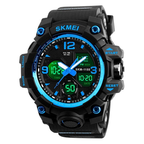 SKMEI Army Digital Mens Sports Watch Bacelet Military Quartz Waterproof Electronic Gifts For Men Wristwatch Free Shipping-kopara2trade.myshopify.com-