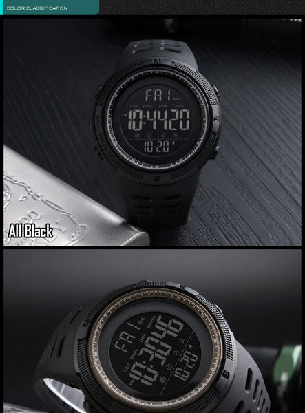 SKMEI New LED Digital Men's Watches SKMEI Sport Military Chrono Waterproof Gifts For Male Wristwatch 1251 Strap reloj hombre-kopara2trade.myshopify.com-