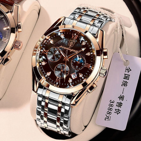 POEDAGAR 2021 New Fashion Mens Watches Waterproof Luminous Top Brand Luxury Quartz Wristwatch Full Stell Military Watch-kopara2trade.myshopify.com-