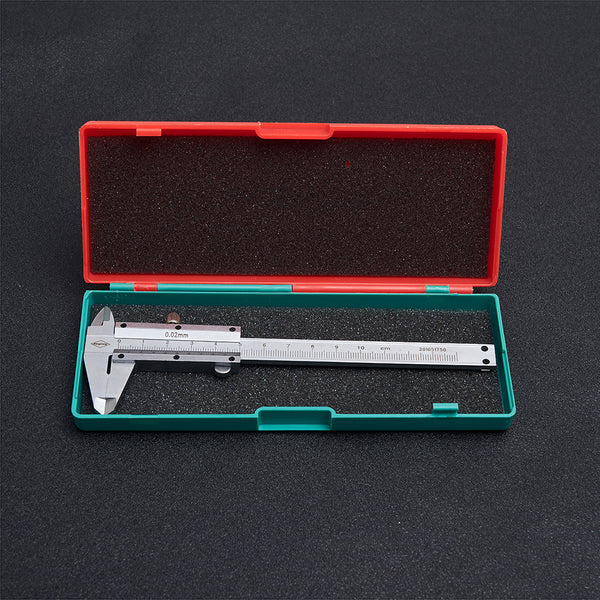 Mini Type Stainless Steel Vernier Caliper  Measuring Range 0-100mm  Accuracy 0.02mm  Small Metric Measuring Tool Vernier Caliper