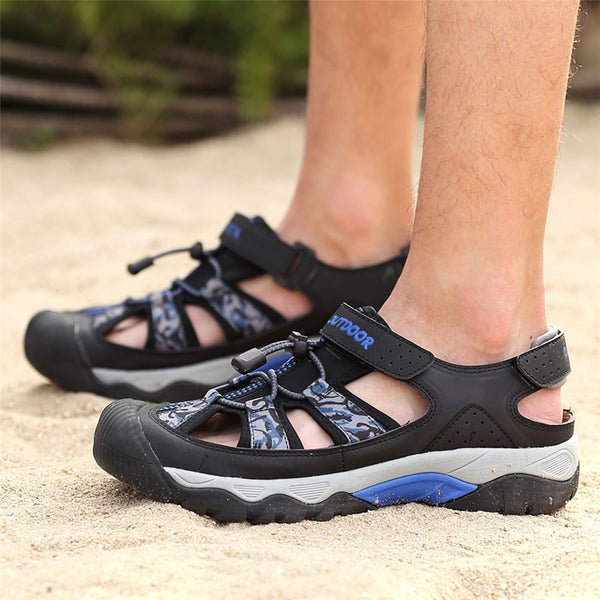 Summer Outdoor Sandals Big Size Men Beach Sandals Outdoor Walking Trekking Beach Shoes Breathable Men Hiking Sandals Shoes-kopara2trade.myshopify.com-