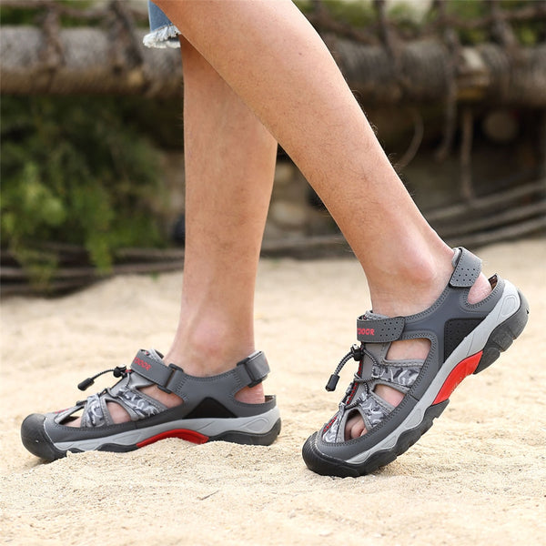 Summer Outdoor Sandals Big Size Men Beach Sandals Outdoor Walking Trekking Beach Shoes Breathable Men Hiking Sandals Shoes-kopara2trade.myshopify.com-