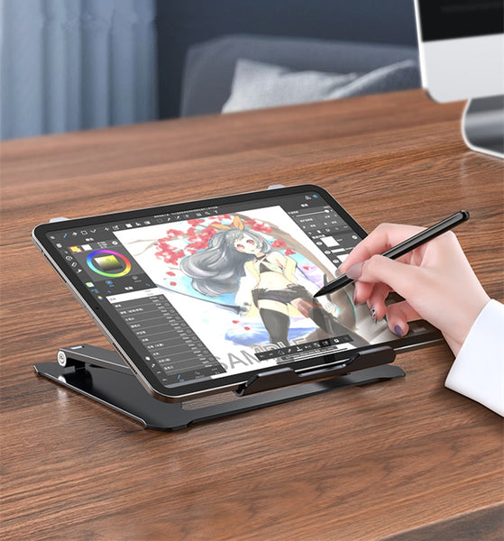 Tablet Drawing Stand, Digital Tablets Drawing Base Height/Angle Adjustable Laptop Holder Foldable Ergonomic Notebook Support-kopara2trade.myshopify.com-