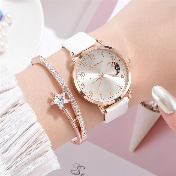 Women Fashion White Watch Quartz Leather Ladies Wristwatches 2019 New Brand Simple Number Dial Woman-kopara2trade.myshopify.com-