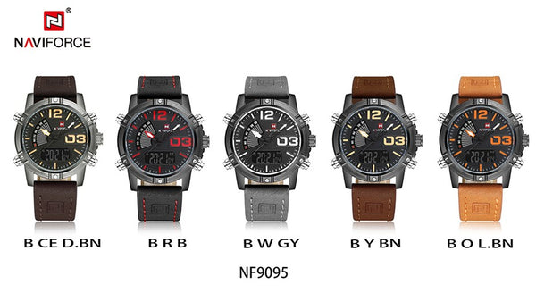 NAVIFORCE Men's Fashion Sport Wristwatches Men Quartz Analog-kopara2trade.myshopify.com-Watch