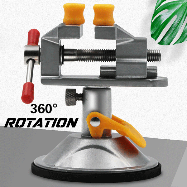 Mini Table Vise 360° Rotatable Small Table Bench Vise
