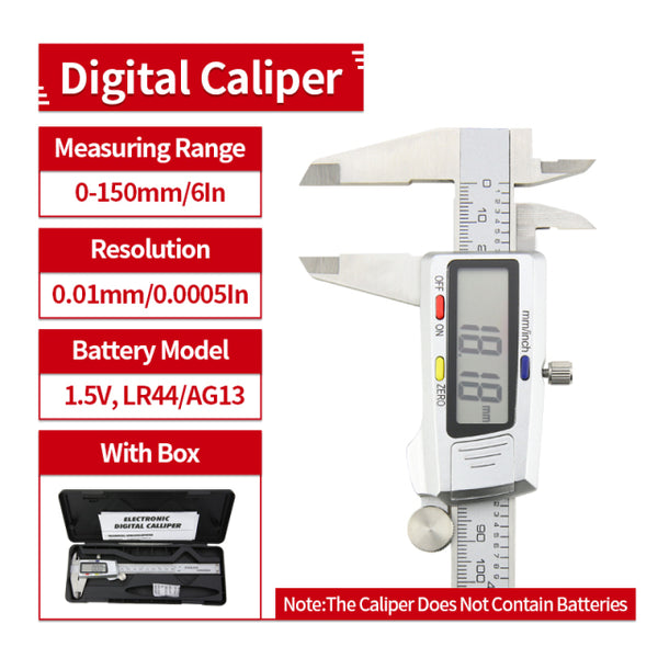 Vernier Calipers Carbon Steel Micrometer Ruler Inner And Outer Diameter Measurement Ruler Woodworking Measuring Tools 0-150mm