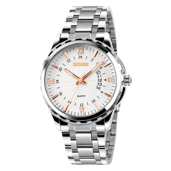 SKMEI 9069 Men Quartz Wristwatch Men Full Steel Wristwatches Dive 30M Fashion Sport Wristwatch    Luxury Brand Wristwatches-kopara2trade.myshopify.com-Watch