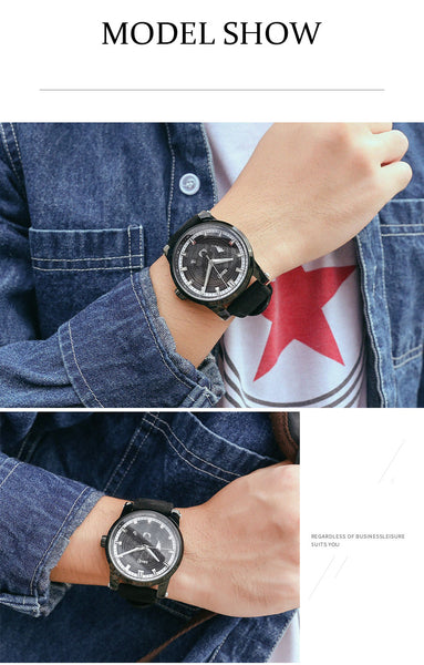 OUBAOER Original Mens Wristwatches Top Brand Luxury Men Wristwatch Leather Men Wristwatches  Horloges Mannen Erkek Saat-kopara2trade.myshopify.com-