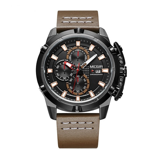 MEGIR Creative Sport Wristwatch Men  Fashion Brand Luxury Quartz Chronograph Army Military Wrist Wristwatches  Men-kopara2trade.myshopify.com-