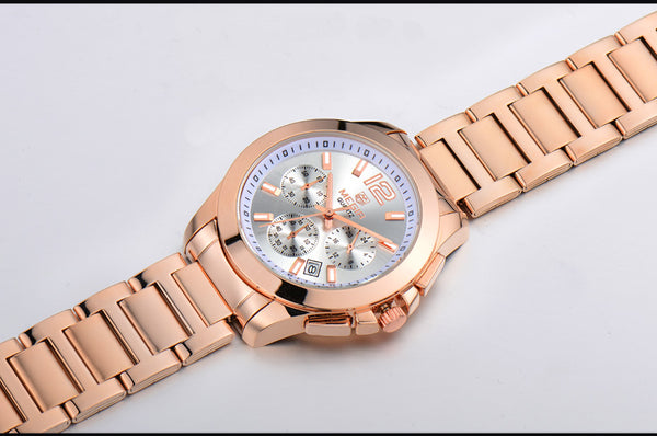 Creative MEGIR Sport Wristwatch Men Top Brand Luxury Rose Gold Chronograph Quartz Men Military Wrist Wristwatches-kopara2trade.myshopify.com-Watch