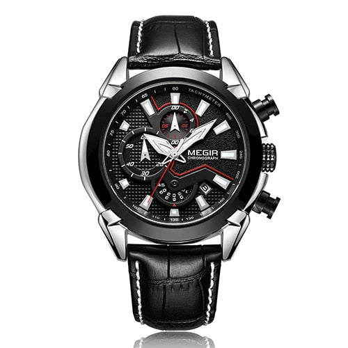 MEGIR Chronograph Sport Wristwatch Men Luxury Creative Quartz Wrist Wristwatches  Men  2065 Army Military Wristwatch-kopara2trade.myshopify.com-