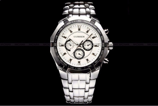 New CURREN Wristwatches Men Top Luxury Brand Hot Design Military Sports Wrist watches Men Digital Quartz Men Full Steel Wristwatch-kopara2trade.myshopify.com-Watch
