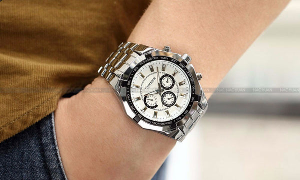 New CURREN Wristwatches Men Top Luxury Brand Hot Design Military Sports Wrist watches Men Digital Quartz Men Full Steel Wristwatch-kopara2trade.myshopify.com-Watch