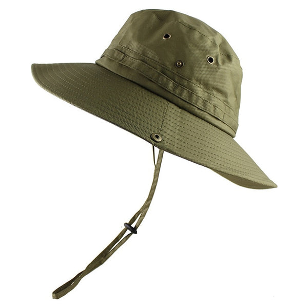 UPF50+ Sun Hat Women Men Mesh Bucket Hat Summer Fishing Hiking Cap Wide Brim UV Protection Flap Hat Breathable Beach hat Outdoor-kopara2trade.myshopify.com-