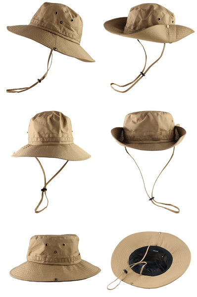 UPF50+ Sun Hat Women Men Mesh Bucket Hat Summer Fishing Hiking Cap Wide Brim UV Protection Flap Hat Breathable Beach hat Outdoor-kopara2trade.myshopify.com-