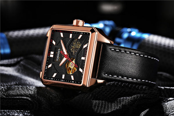OUBAOER Luxury Brand Fashion Casual Men Wristwatches Automatic Mechanical Wristwatch Business  Leather Strap montre homme  New-kopara2trade.myshopify.com-