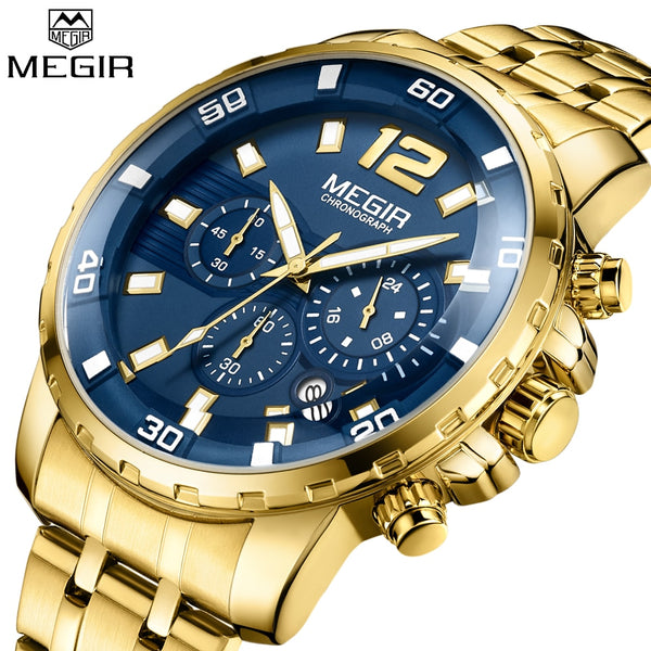 New style MEGIR Quartz Men Wristwatch Top Brand Luxury Military Sport Quartz Wristwatches Wristwatches Men  Business Chronograph-kopara2trade.myshopify.com-Watch