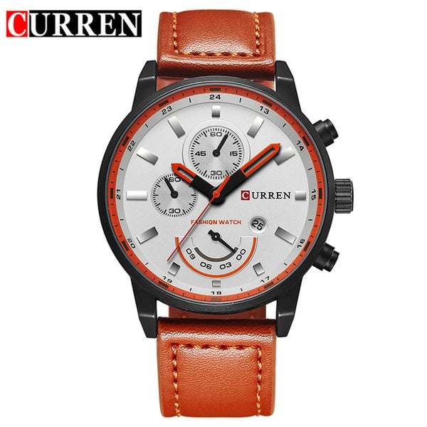 CURREN Wristwatches Men Sport Military Army  Top Brand Luxury Mens Wristwatch Leather Strap Date Quartz Male s Gift 8217-kopara2trade.myshopify.com-Watch