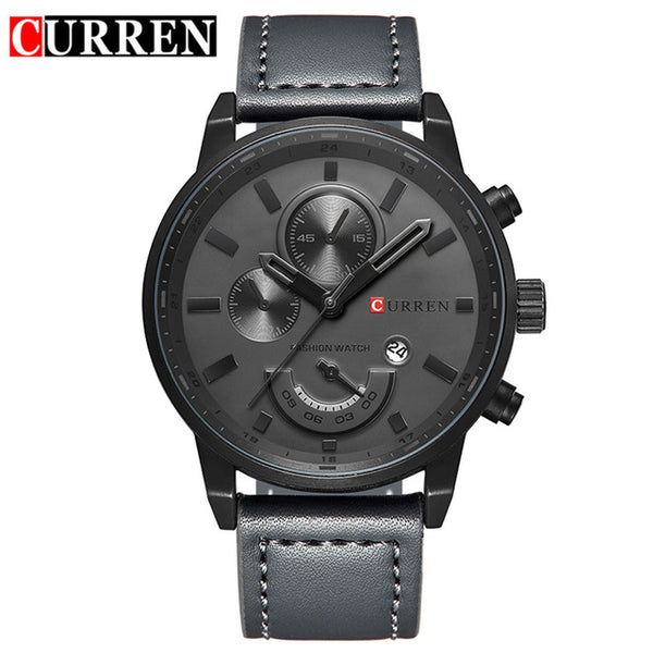 CURREN Wristwatches Men Sport Military Army  Top Brand Luxury Mens Wristwatch Leather Strap Date Quartz Male s Gift 8217-kopara2trade.myshopify.com-Watch