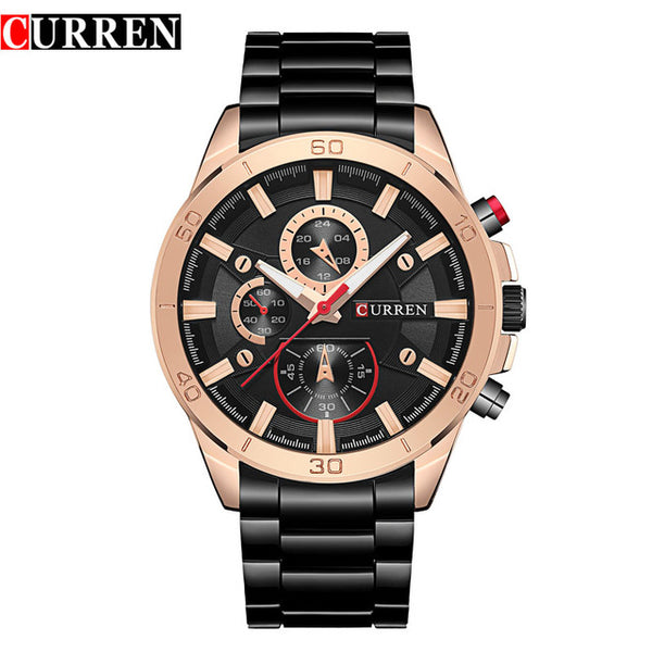 CURREN Men Wristwatches Top Brand Luxury Men Military Wristwatches Full Steel Men Sports Wristwatch Waterproof-kopara2trade.myshopify.com-Watch