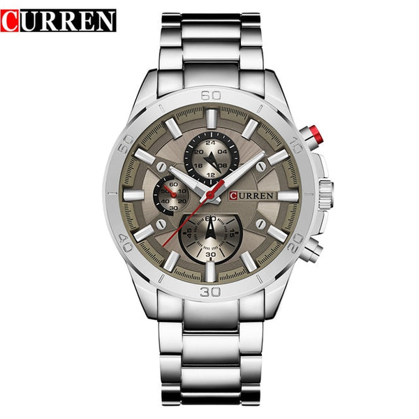 CURREN Men Wristwatches Top Brand Luxury Men Military Wristwatches Full Steel Men Sports Wristwatch Waterproof-kopara2trade.myshopify.com-Watch
