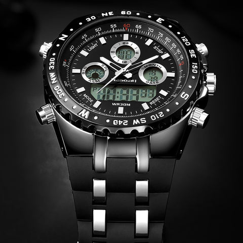 READEEL Wristwatch Men Fashion Sport Quartz Mens Wristwatches Top Brand Luxury Led Digital Waterproof Black Wrist Wristwatch-kopara2trade.myshopify.com-