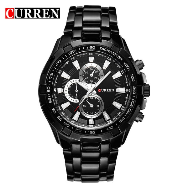 CURREN Wristwatches Men Top Brand Luxury Fashion&Casual Quartz Male Wristwatches Classic Analog Sports Steel Band  Relojes-kopara2trade.myshopify.com-
