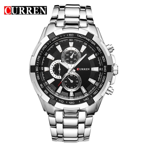 CURREN Wristwatches Men Top Brand Luxury Fashion&Casual Quartz Male Wristwatches Classic Analog Sports Steel Band  Relojes-kopara2trade.myshopify.com-