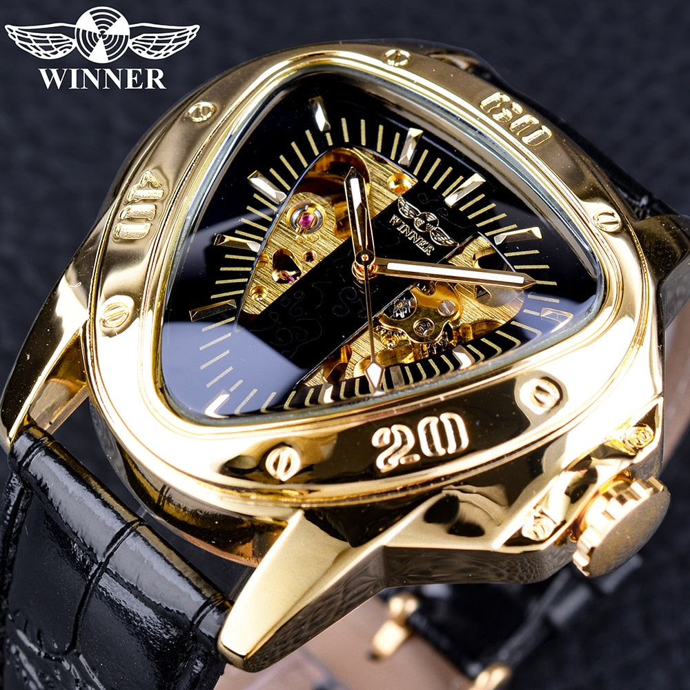 Luxury Steampunk Watch Gold and Silver