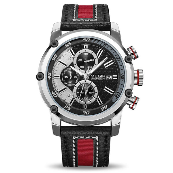 Creative MEGIR Chronograph Sport Men Wristwatch Luxury Quartz Wristwatches Men  Army Military Wristwatches Hour-kopara2trade.myshopify.com-