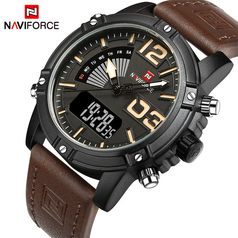 NAVIFORCE Men's Fashion Sport Wristwatches Men Quartz Analog-kopara2trade.myshopify.com-Watch