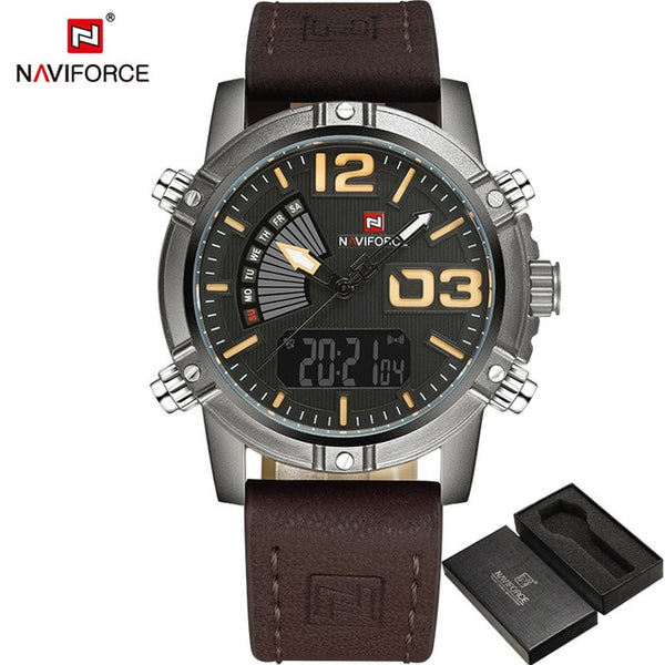 NAVIFORCE Men's Fashion Sport Wristwatches Men Quartz Analog-kopara2trade.myshopify.com-Watch