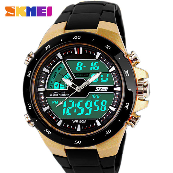 Skmei Men Sport Wristwatches Military Casual Sports Men's Wristwatch Quartz-Wristwatch Waterproof Silicone  Male S Shock-kopara2trade.myshopify.com-Watch