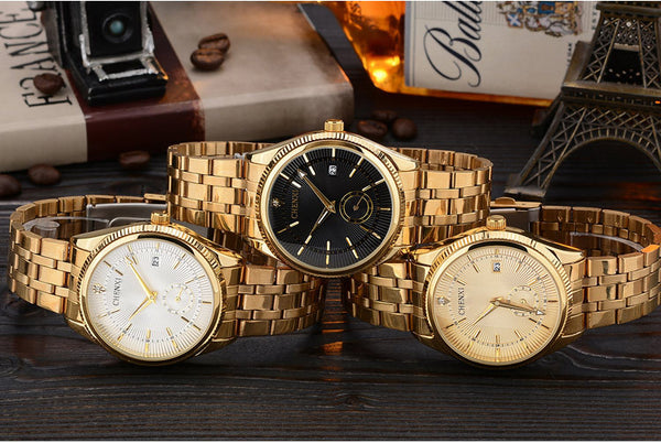 CHENXI Gold Wristwatch Men Luxury Business Man Wristwatch Golden Waterproof Unique Fashion Casual Quartz Male Dress-kopara2trade.myshopify.com-