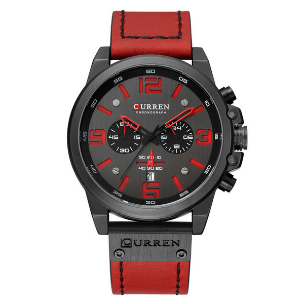 New Men Wristwatch CURREN Top Brand Luxury Mens Quartz Wristwatches Male Leather Military Date Sport Wristwatches-kopara2trade.myshopify.com-Watch
