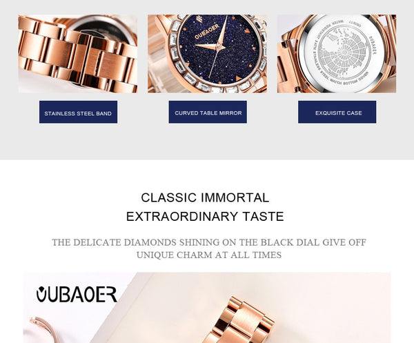 OUBAOER Brand watch relojes mujer  relogio feminino ladies watch wristwatches women  women quartz watch horloge saat-kopara2trade.myshopify.com-