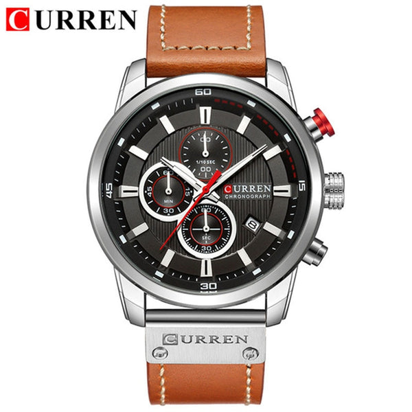 Curren Wristwatch Top Brand Man Wristwatches with Chronograph Sport Waterproof  Man Wristwatches Military Luxury Men's Wristwatch Analog Quartz-kopara2trade.myshopify.com-Watch