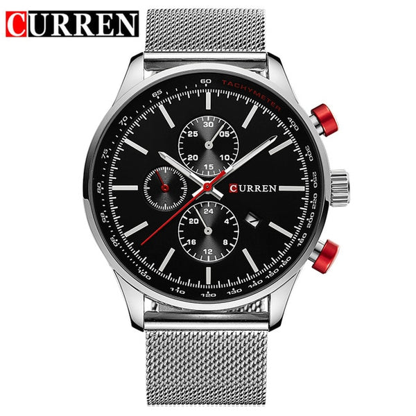 New CURREN Gold Quartz Wristwatches Men Fashion Casual Top Brand Luxury Wrist Wristwatches Wristwatch Male Military Army Sport Steel-kopara2trade.myshopify.com-Watch