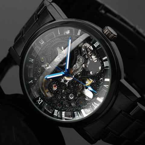 Winner Wristwatch Men Skeleton Automatic Mechanical Wristwatch Gold Skeleton Vintage Man Wristwatch Mens Punk Wristwatch Top Brand Luxury-kopara2trade.myshopify.com-Watch