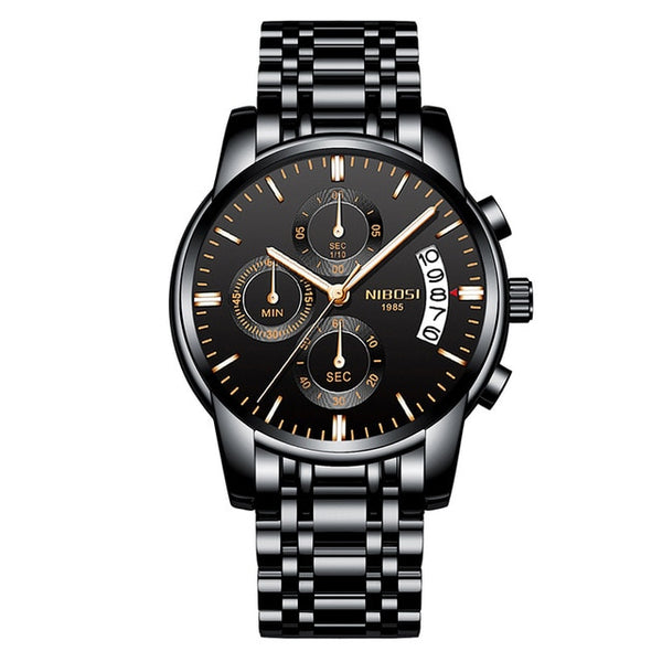 NIBOSI Mens Wristwatches Top Brand Luxury Dress Famous Brand Wristwatch Men Waterproof Calendar/Luminous Wristwatch gold Men-kopara2trade.myshopify.com-Watch